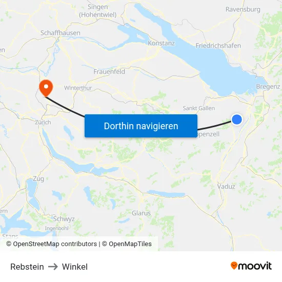 Rebstein to Winkel map