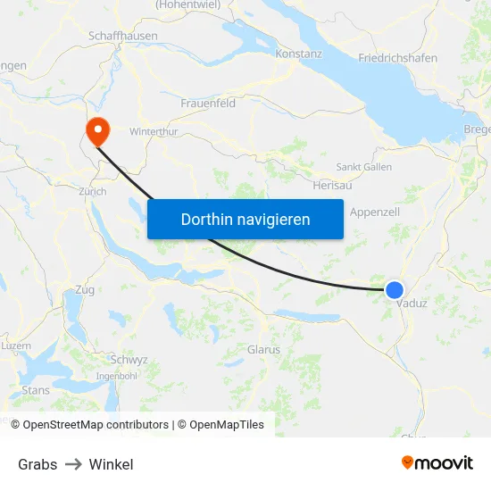 Grabs to Winkel map