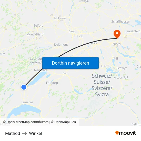 Mathod to Winkel map