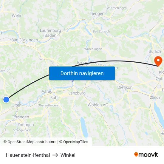 Hauenstein-Ifenthal to Winkel map