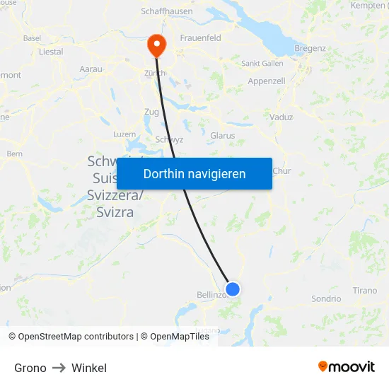 Grono to Winkel map