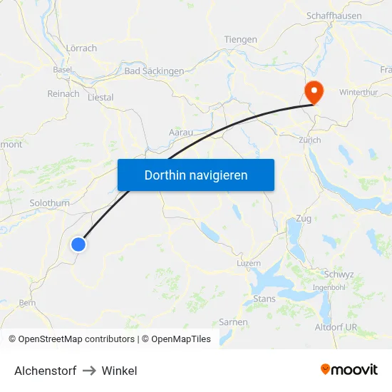 Alchenstorf to Winkel map