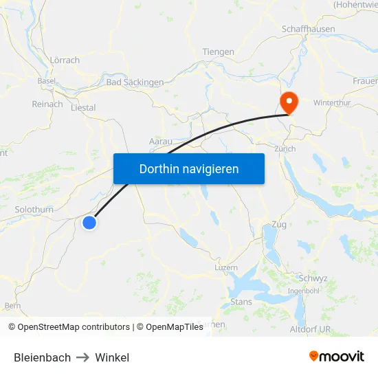 Bleienbach to Winkel map