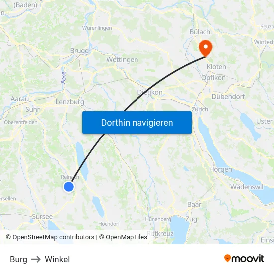 Burg to Winkel map
