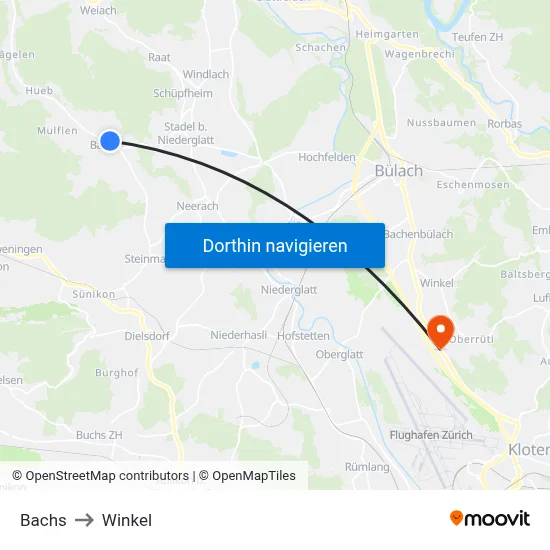 Bachs to Winkel map