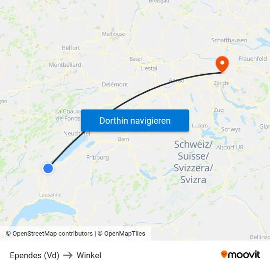 Ependes (Vd) to Winkel map