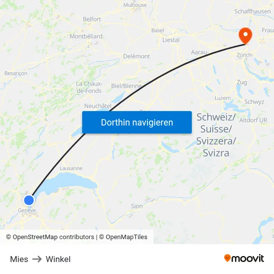 Mies to Winkel map