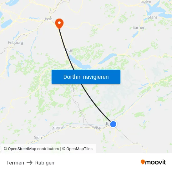 Termen to Rubigen map