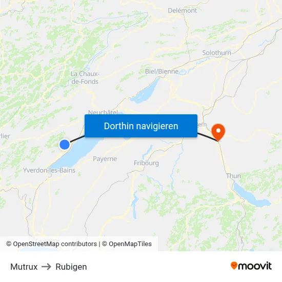 Mutrux to Rubigen map