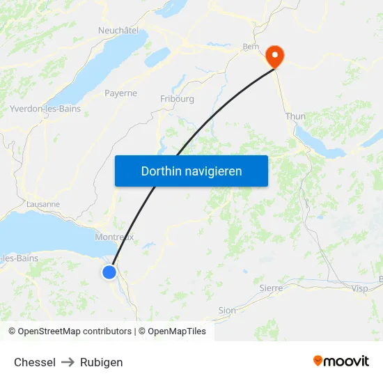 Chessel to Rubigen map