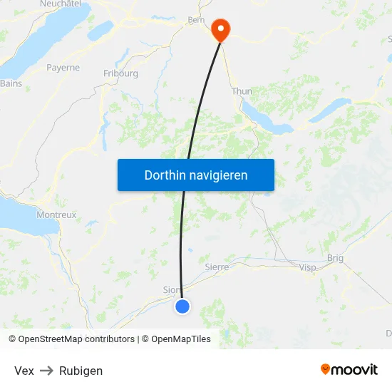 Vex to Rubigen map
