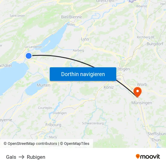 Gals to Rubigen map