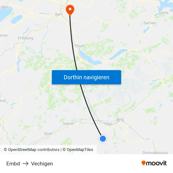 Embd to Vechigen map