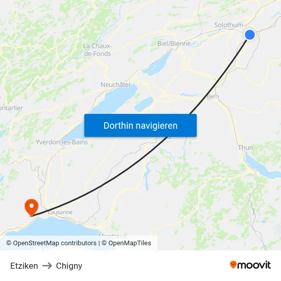 Etziken to Chigny map