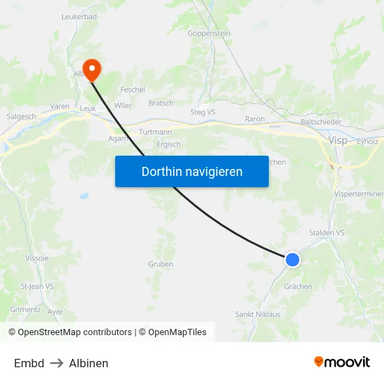 Embd to Albinen map
