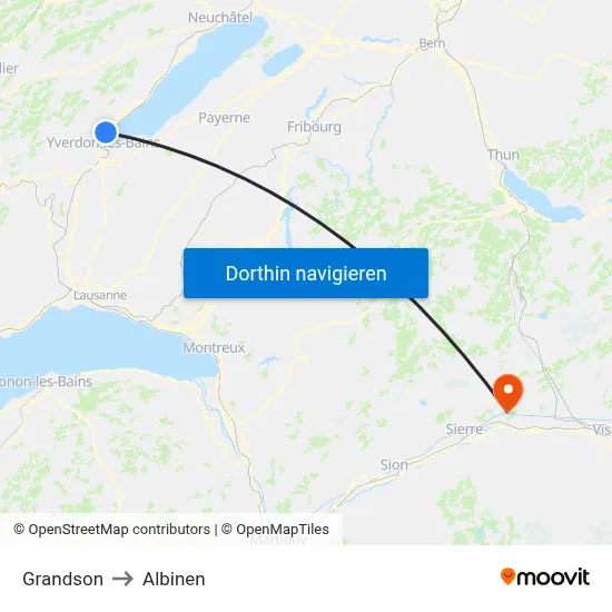 Grandson to Albinen map