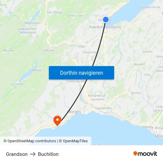 Grandson to Buchillon map