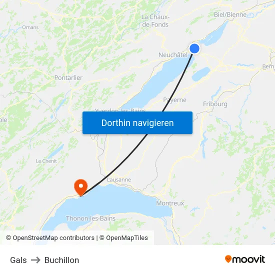 Gals to Buchillon map