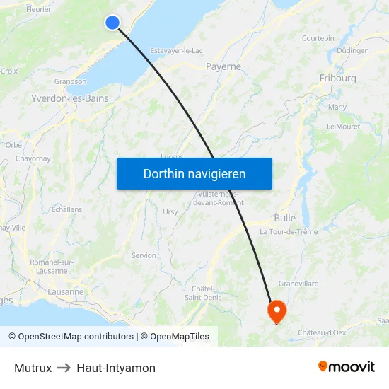Mutrux to Haut-Intyamon map
