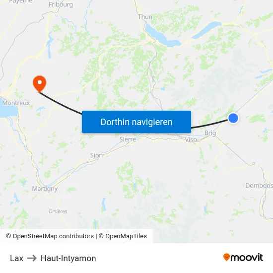 Lax to Haut-Intyamon map