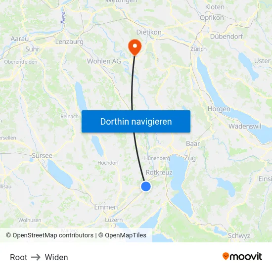Root to Widen map