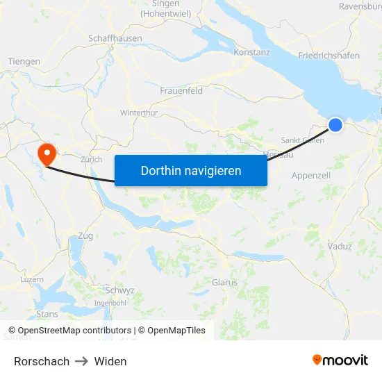 Rorschach to Widen map