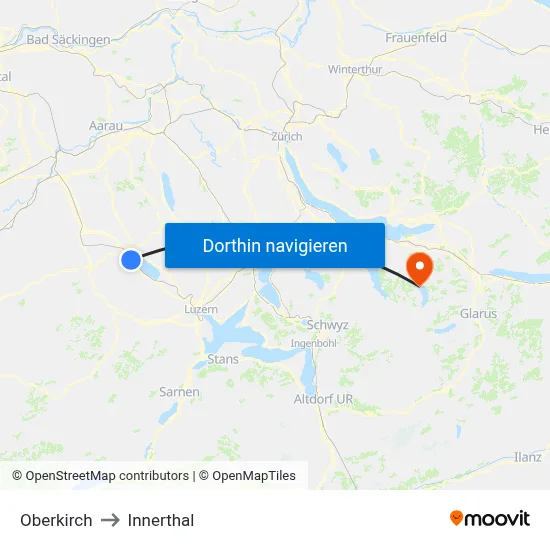 Oberkirch to Innerthal map