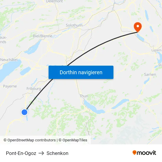 Pont-En-Ogoz to Schenkon map