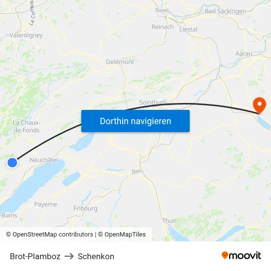Brot-Plamboz to Schenkon map