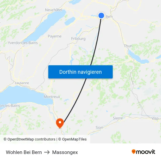Wohlen Bei Bern to Massongex map