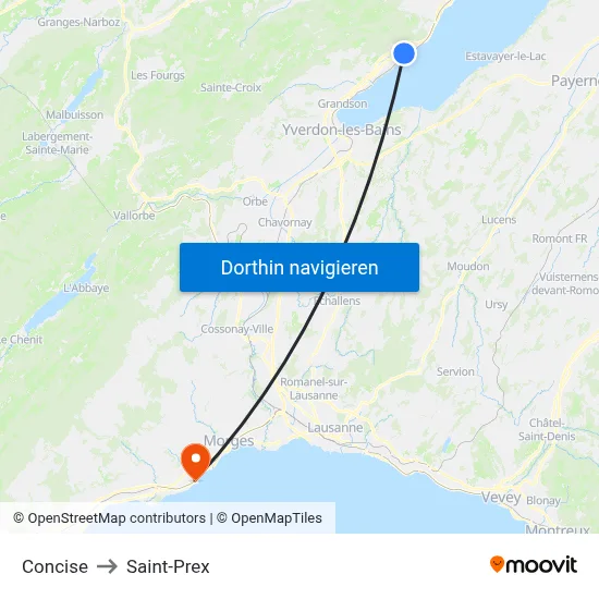 Concise to Saint-Prex map