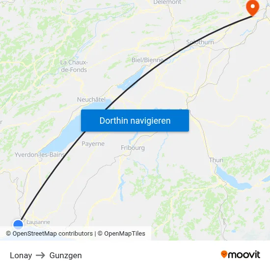 Lonay to Gunzgen map