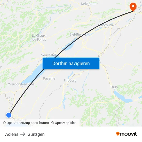 Aclens to Gunzgen map