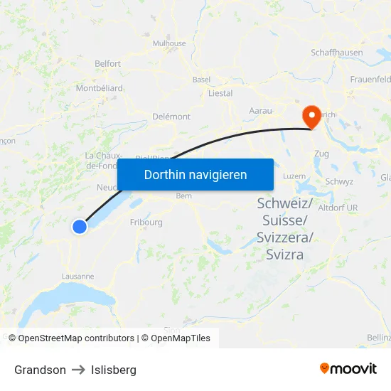 Grandson to Islisberg map