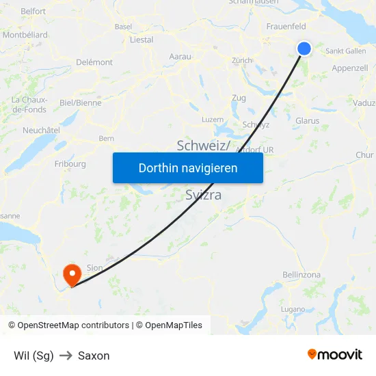 Wil (Sg) to Saxon map