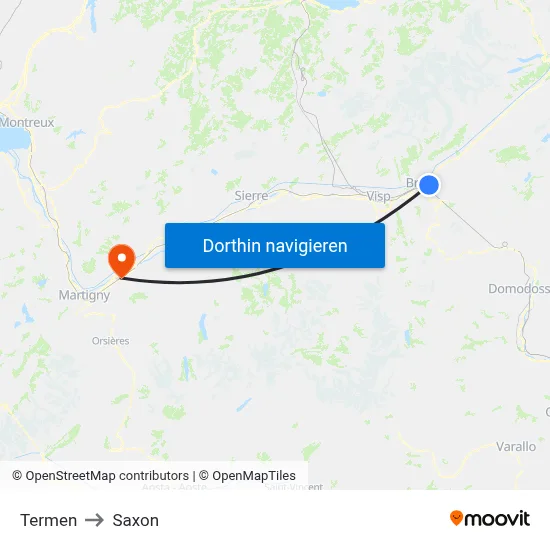 Termen to Saxon map