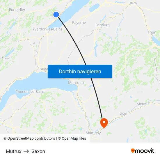 Mutrux to Saxon map