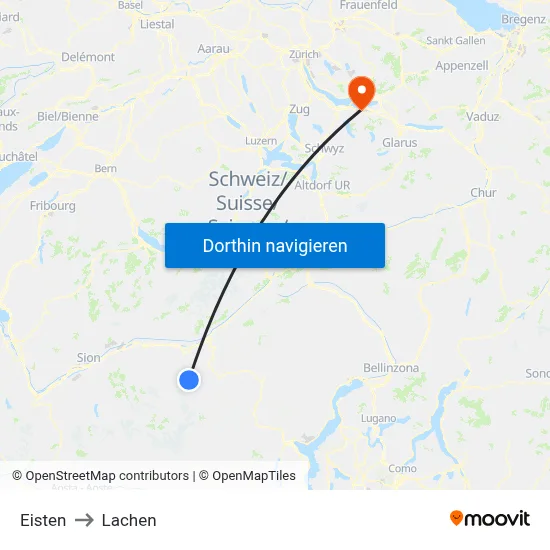 Eisten to Lachen map