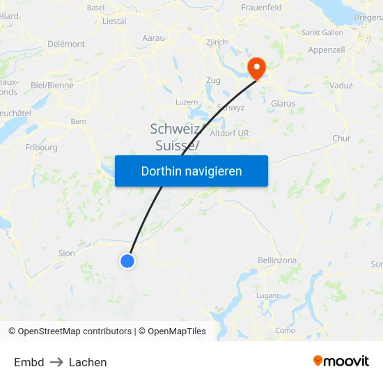 Embd to Lachen map