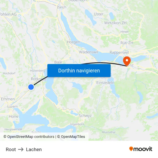 Root to Lachen map