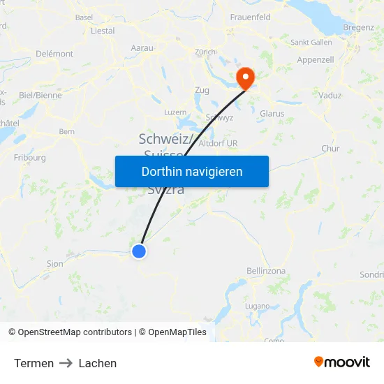 Termen to Lachen map