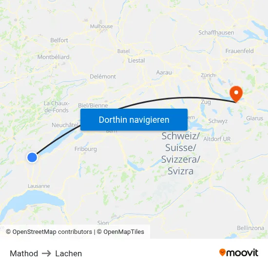 Mathod to Lachen map