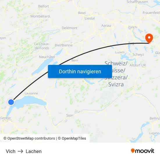 Vich to Lachen map