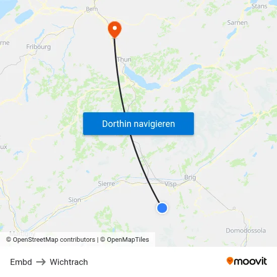 Embd to Wichtrach map