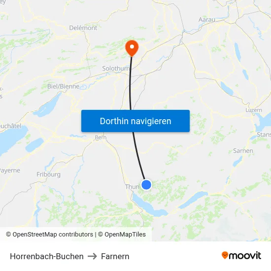 Horrenbach-Buchen to Farnern map