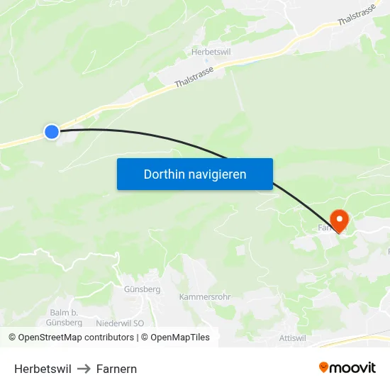 Herbetswil to Farnern map