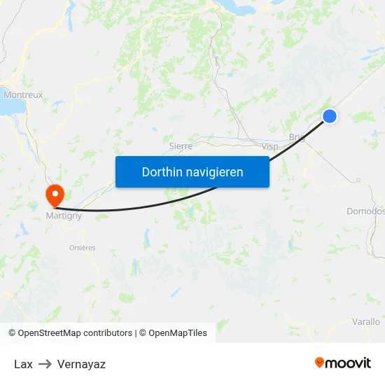 Lax to Vernayaz map