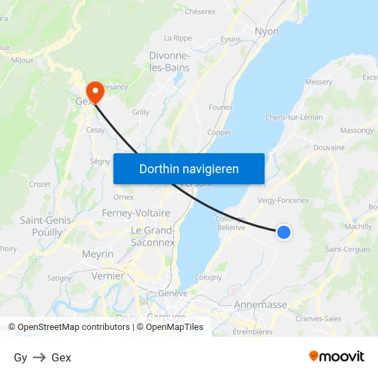 Gy to Gex map