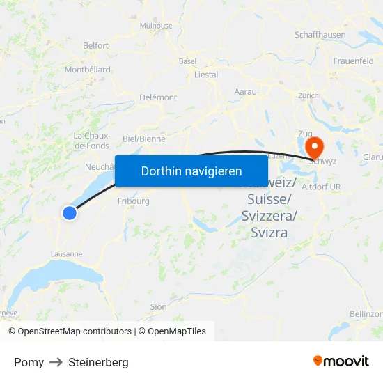 Pomy to Steinerberg map