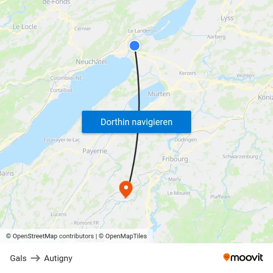 Gals to Autigny map